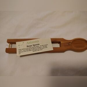 Arizona Jean Company Natural Wood Bean Spoon